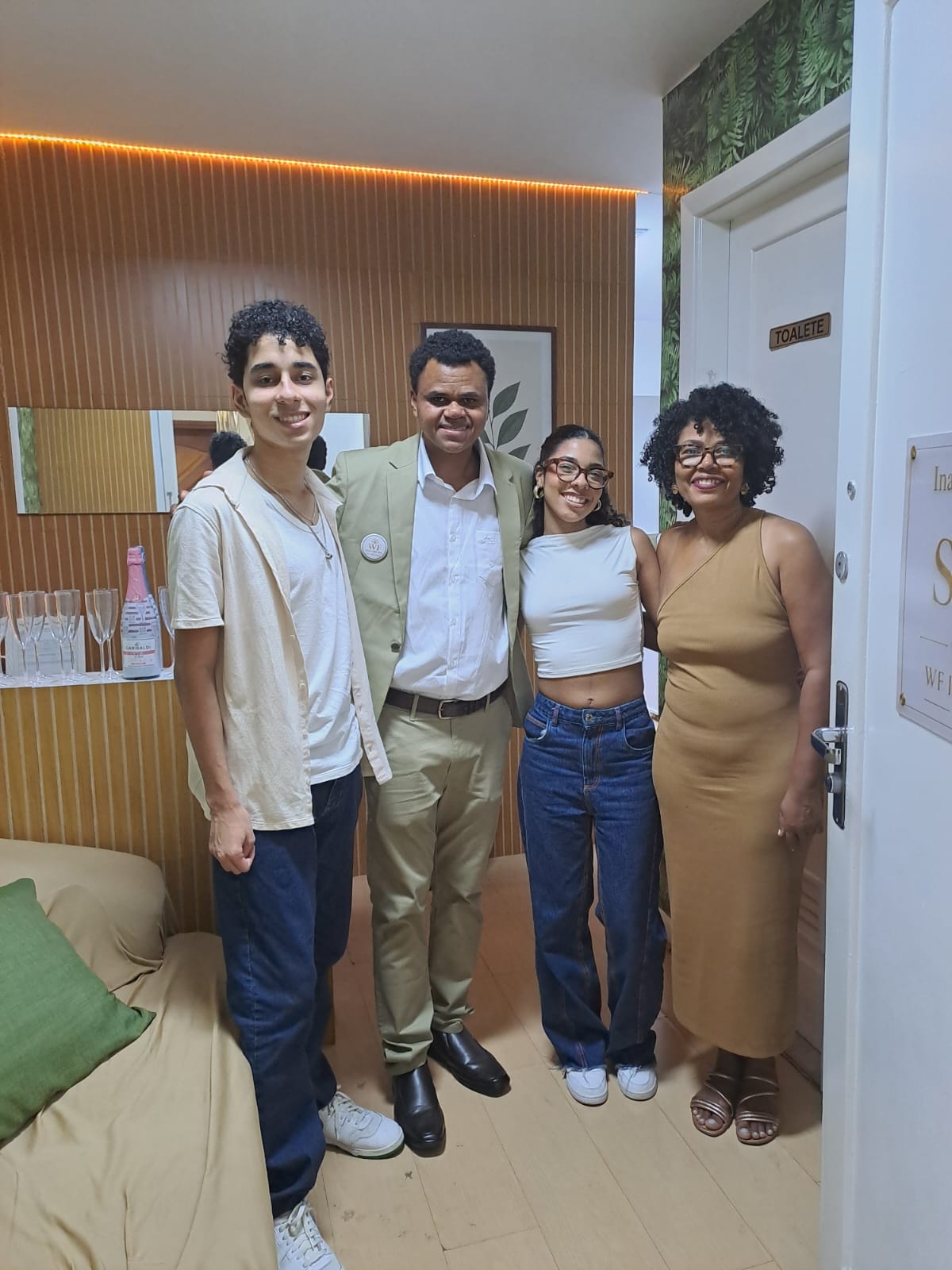 Equipe WF Inovare SPA na inauguração